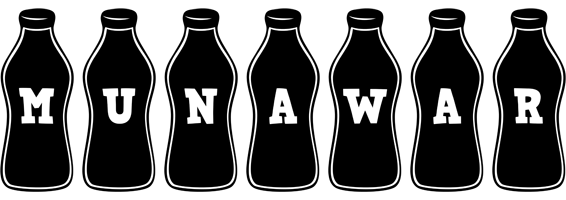 Munawar bottle logo