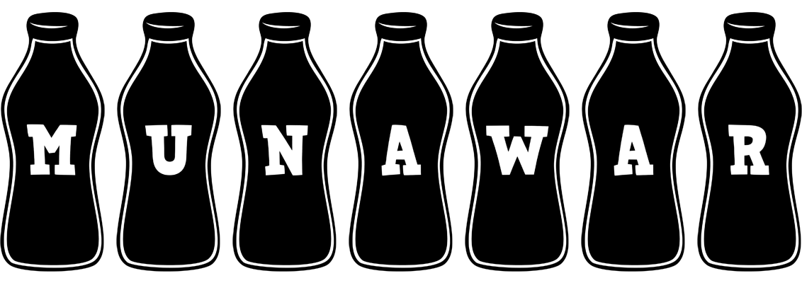 Munawar bottle logo