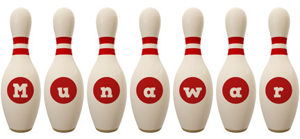 Munawar bowling-pin logo