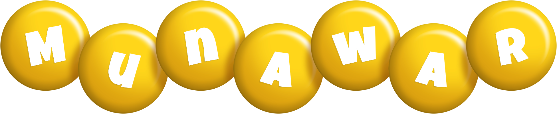 Munawar candy-yellow logo