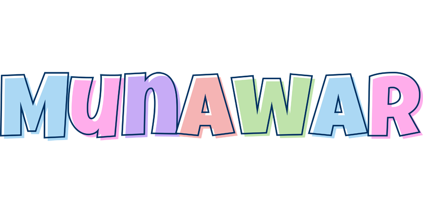 Munawar pastel logo