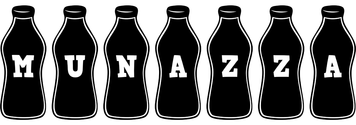 Munazza bottle logo