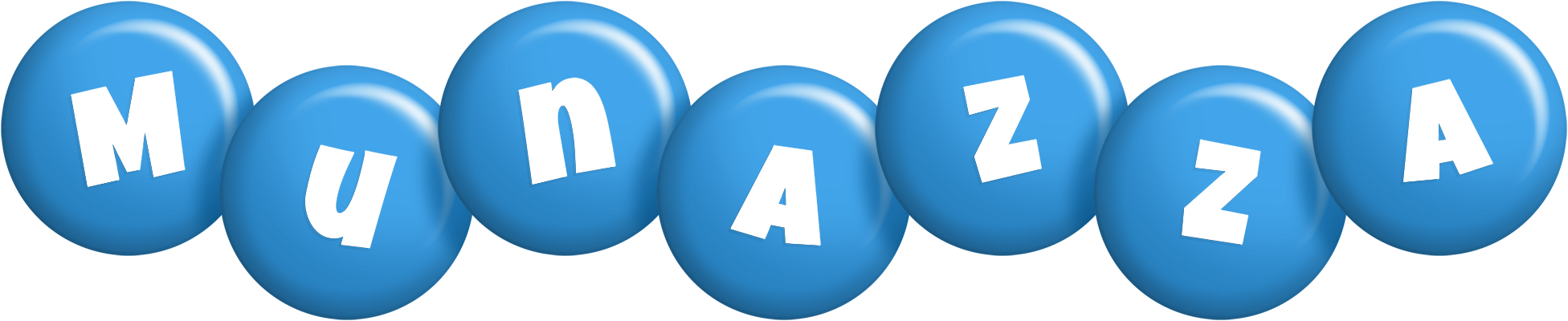 Munazza candy-blue logo