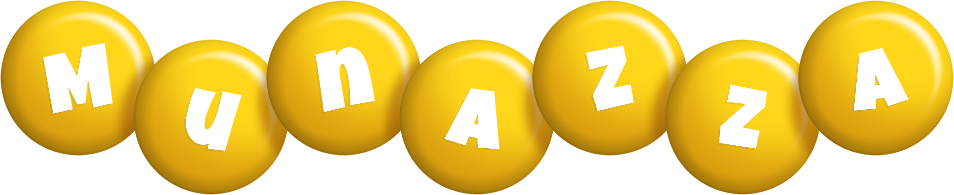 Munazza candy-yellow logo
