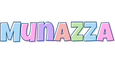 Munazza pastel logo