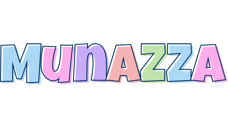 Munazza pastel logo