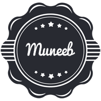 Muneeb badge logo