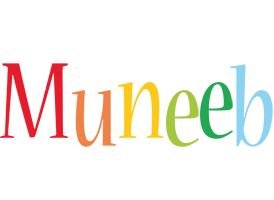 Muneeb birthday logo