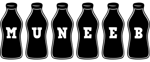 Muneeb bottle logo