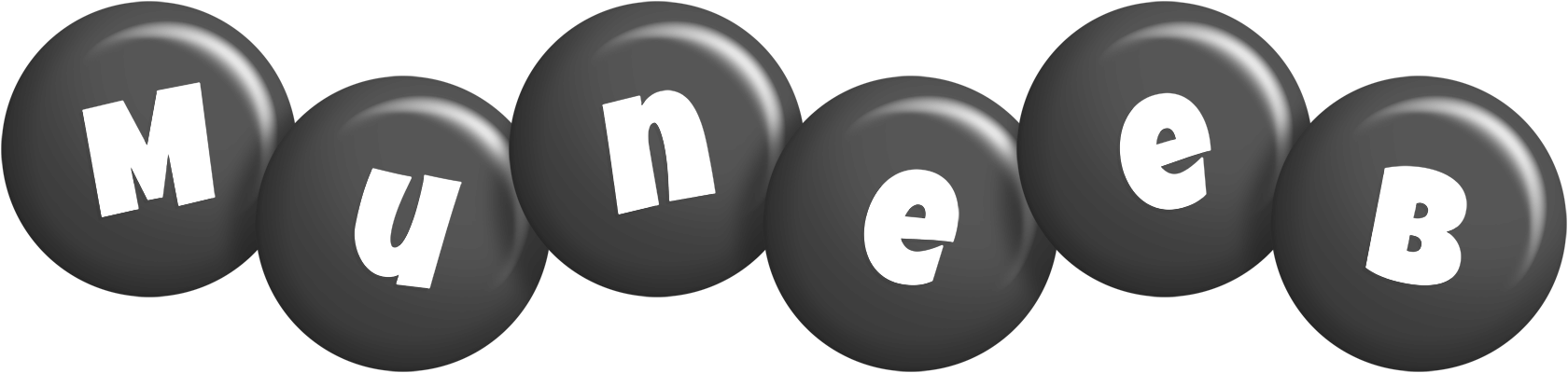 Muneeb candy-black logo