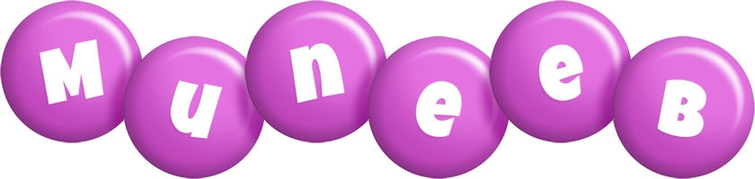 Muneeb candy-purple logo