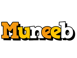 Muneeb cartoon logo