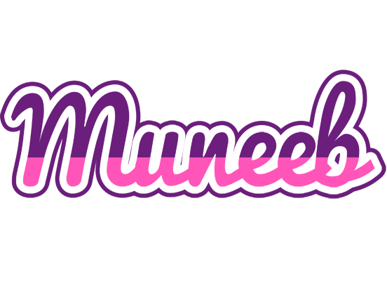 Muneeb cheerful logo