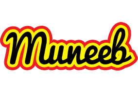 Muneeb flaming logo