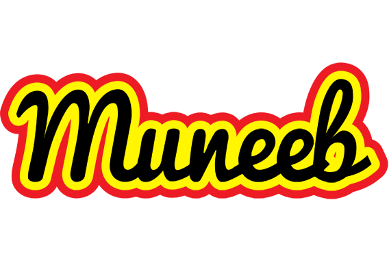 Muneeb flaming logo