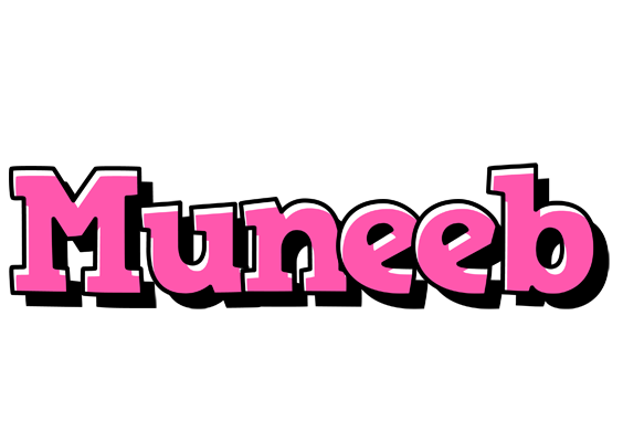 Muneeb girlish logo