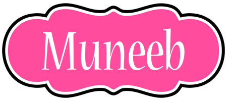 Muneeb invitation logo