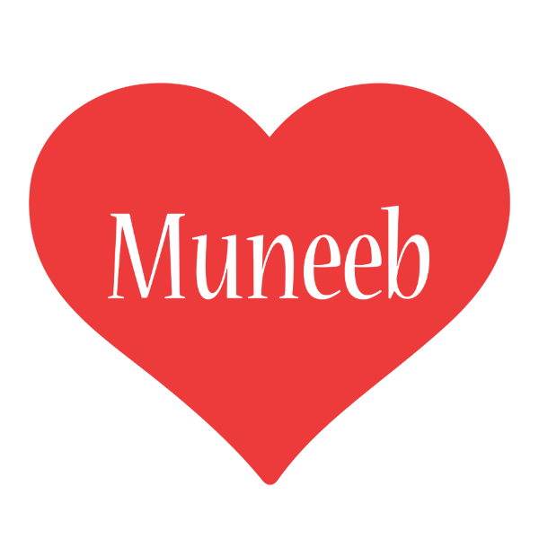 Muneeb love logo
