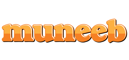 Muneeb orange logo