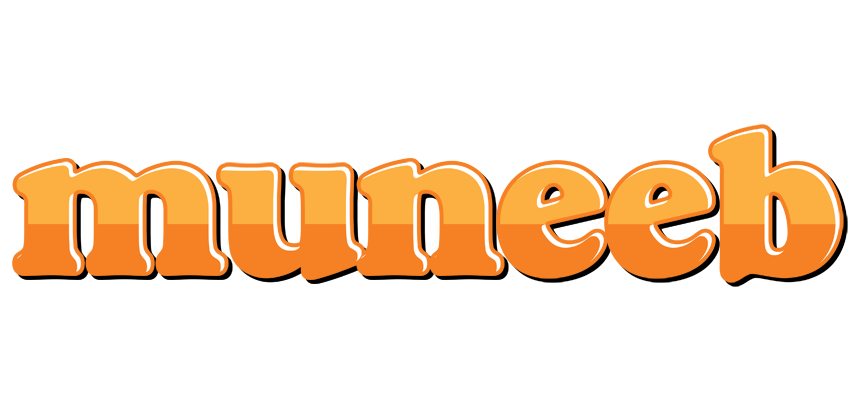 Muneeb orange logo