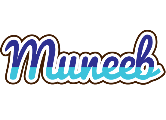 Muneeb raining logo