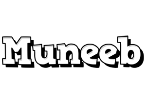 Muneeb snowing logo