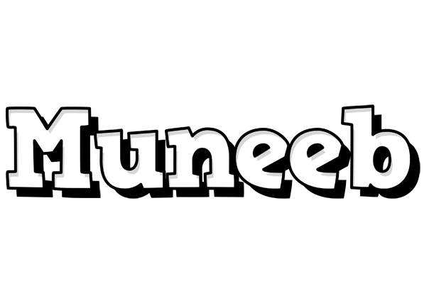 Muneeb snowing logo