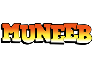 Muneeb sunset logo