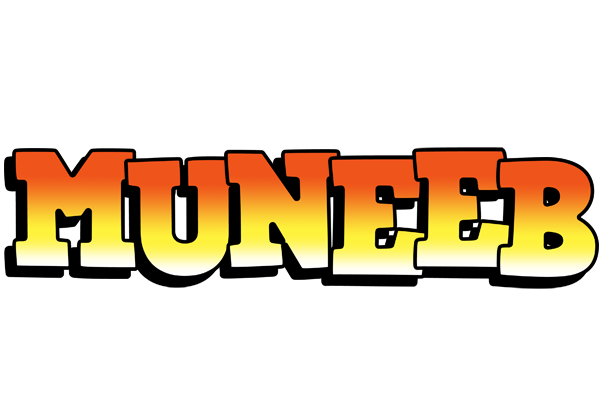 Muneeb sunset logo