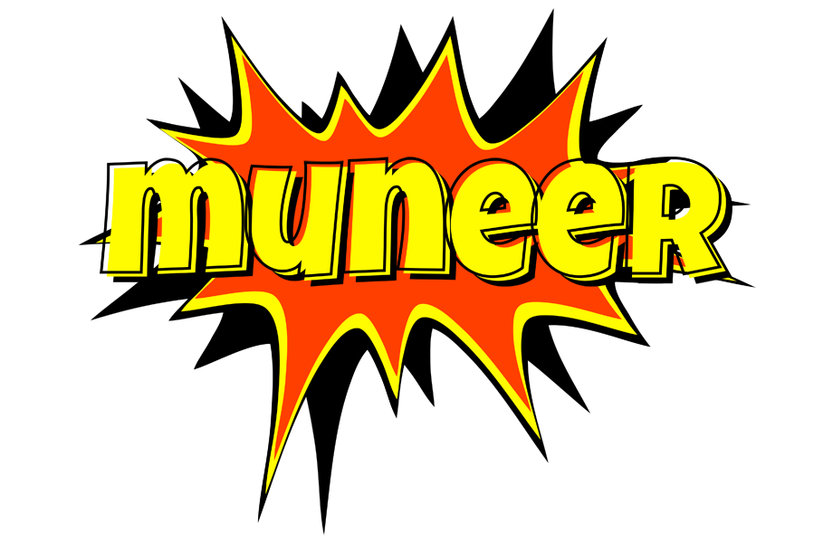 Muneer bazinga logo