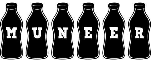 Muneer bottle logo