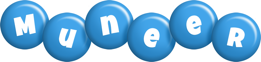 Muneer candy-blue logo