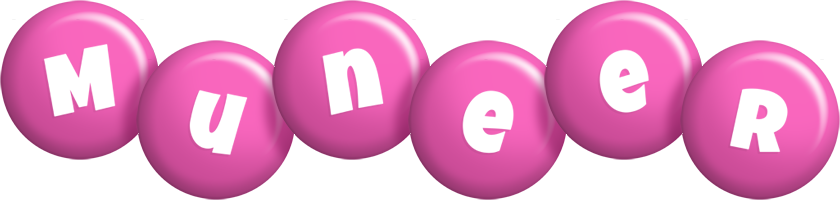 Muneer candy-pink logo