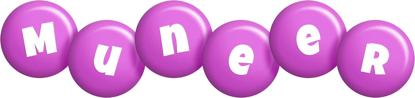 Muneer candy-purple logo