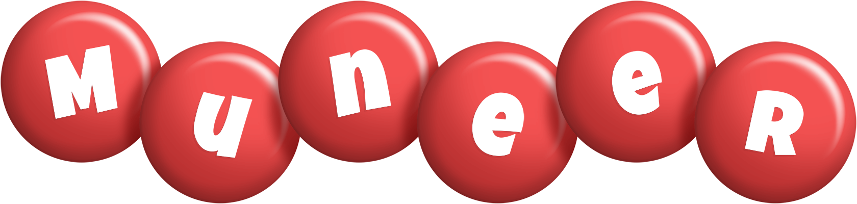 Muneer candy-red logo