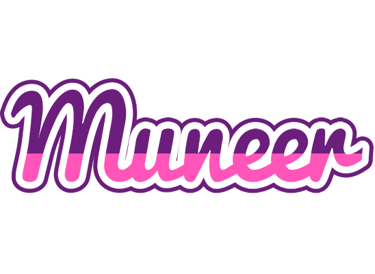 Muneer cheerful logo