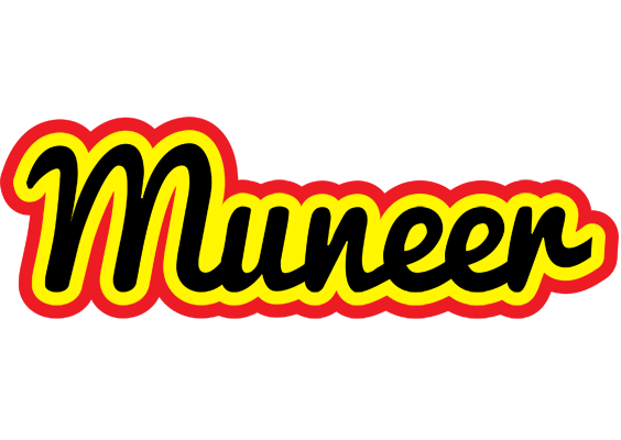 Muneer flaming logo