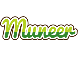 Muneer golfing logo