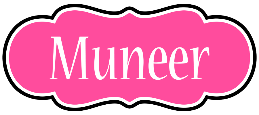 Muneer invitation logo