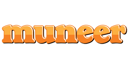 Muneer orange logo