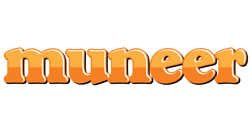 Muneer orange logo