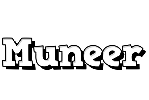Muneer snowing logo
