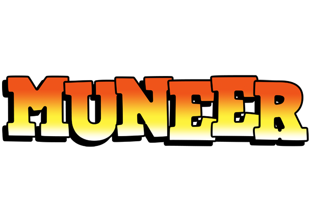 Muneer sunset logo