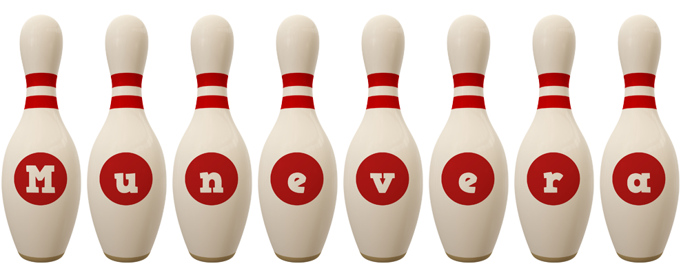Munevera bowling-pin logo