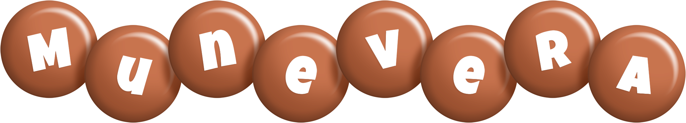 Munevera candy-brown logo