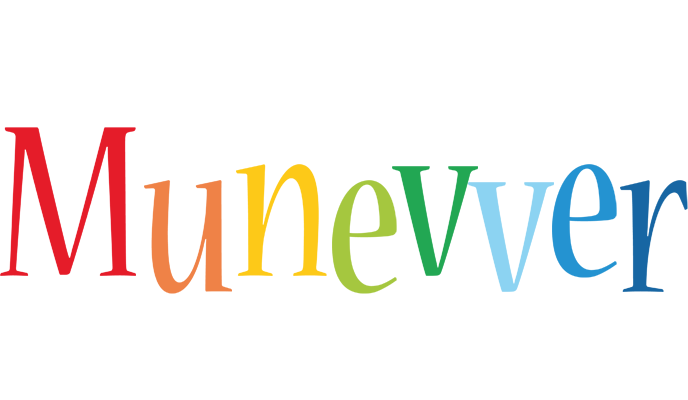 Munevver birthday logo