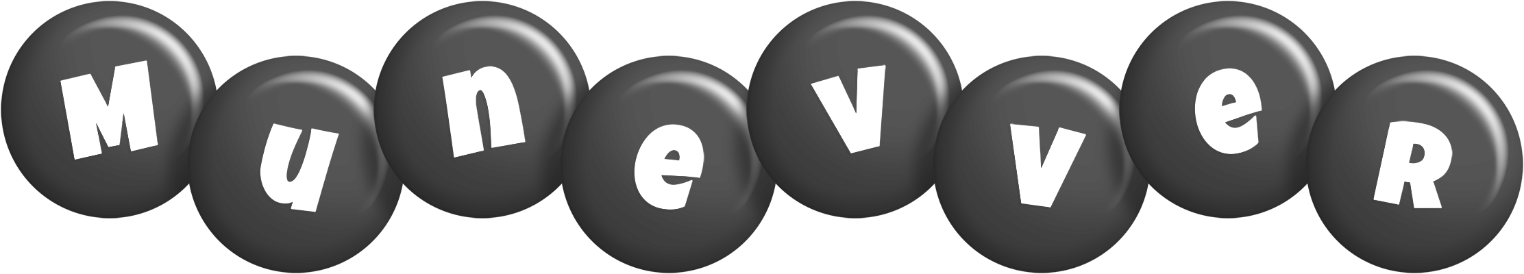Munevver candy-black logo