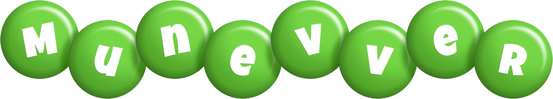 Munevver candy-green logo