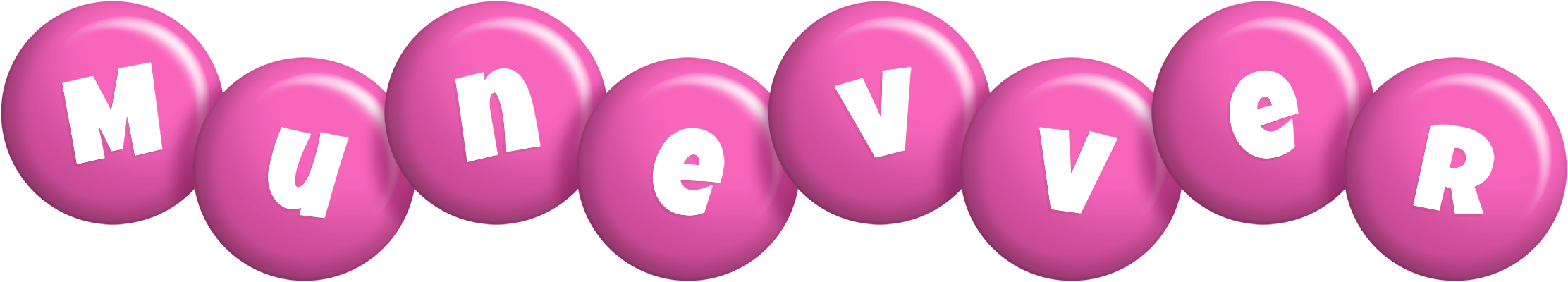 Munevver candy-pink logo