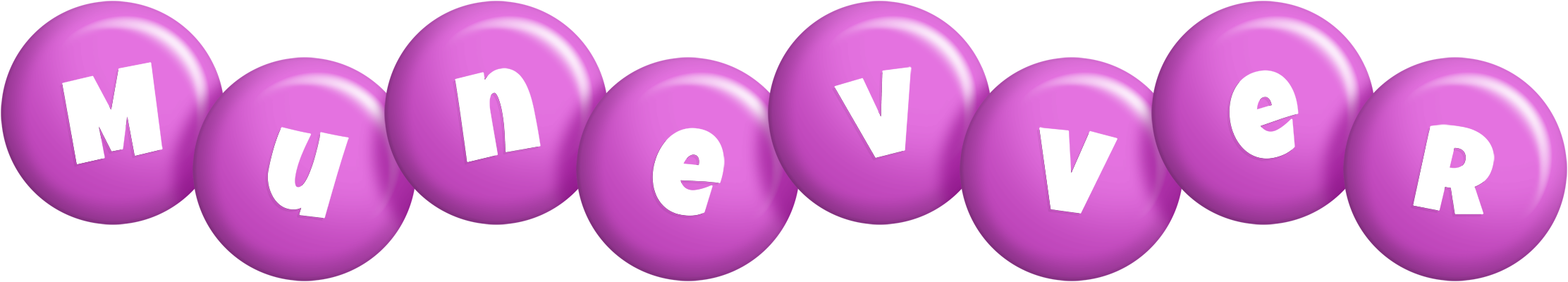 Munevver candy-purple logo